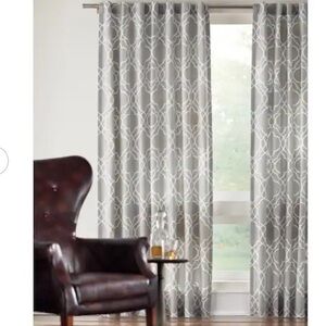 Garden Gate 50 in. W x 84 in. Light Filtering Single Rod Pocket Curtain …